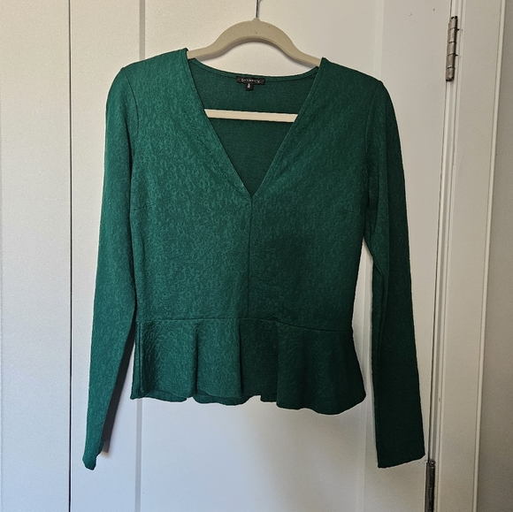 Long sleeve peplum blouse - Picture 5 of 7